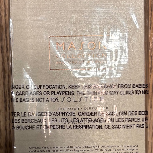 Mason Ceramic Reed Diffuser - Solstice - Picture 3 of 5